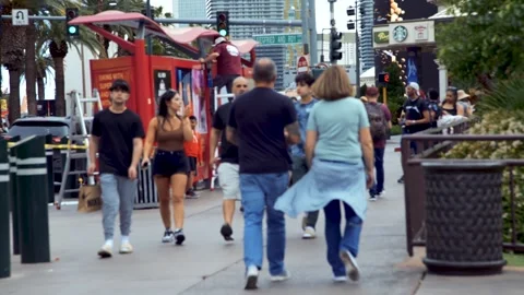 Las Vegas Streep Stock Footage 246402669