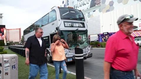 Las Vegas Streep Stock Footage 246403535