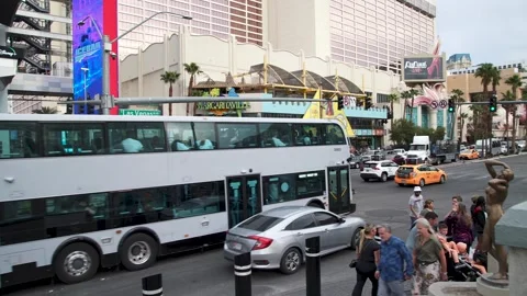 Las Vegas Streep Stock Footage 246403699