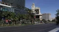 Las Vegas Strip, Bellagio Casino, Caesars Palace, Mirage, Boulevard, Car Traffic HD Footage