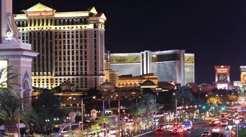 Las Vegas Strip Stock Footage 5089765