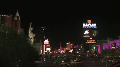 The Las Vegas Strip 스톡 동영상 18988688