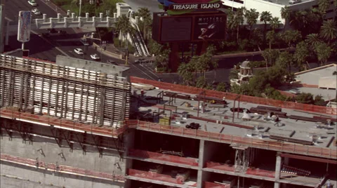 Las Vegas The Strip Stock Footage 38064385
