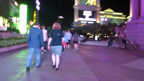 Las Vegas Strip Stock Footage