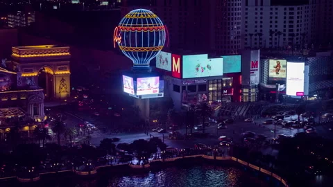 Las Vegas Strip Video stock 137822432