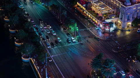 Las Vegas Strip Stock Footage 137823050