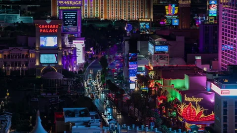 Las Vegas Strip Stock Footage 137823071