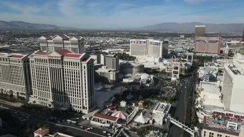 Las Vegas Strip Video stock 166178376