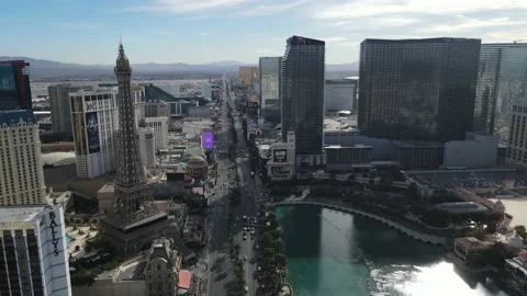 Las Vegas Strip Stock Footage 166178410