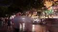 Las Vegas Strip Time Lapse of Busy Traffic and Crowds Walking at Paris Hotel 4k or 4k+ Resolution