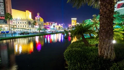 Las Vegas strip timelapse Stock Footage 84288154