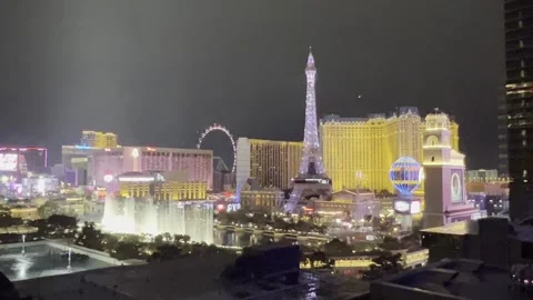 Las Vegas Strip view Stock Footage 236492945