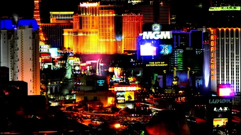 Las Vegas Time Stock Footage 158903894