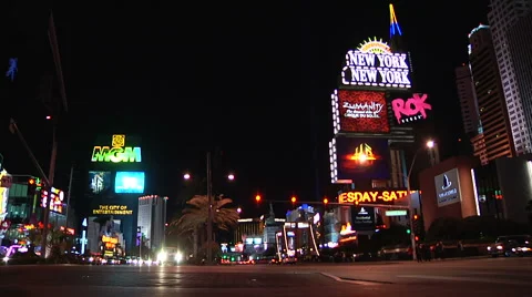 Las Vegas time lapse 4 Video stock 1098149