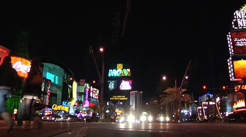 Las Vegas time lapse 5 Video stock 1098161