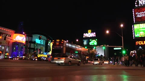 Las Vegas time lapse 7 Stock Footage 1098182