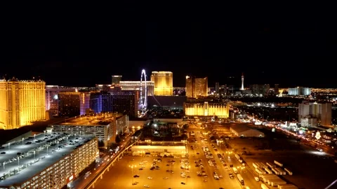 Las Vegas Timelapse Night Stock Footage 130215683