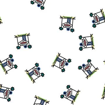 Las vegas vector seamless pattern Stock Illustration