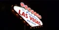 Las Vegas Welcome Fabulous Nevada Neon Sign Evening Night Lights Gamblers City 4k or 4k+ Resolution
