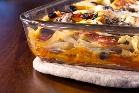 Lasagna casserole Stock-Fotos