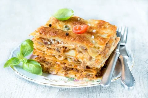 Lasagna time Stock Photos