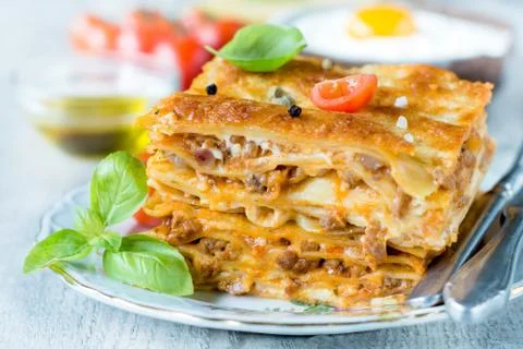 Lasagna time Foto stock
