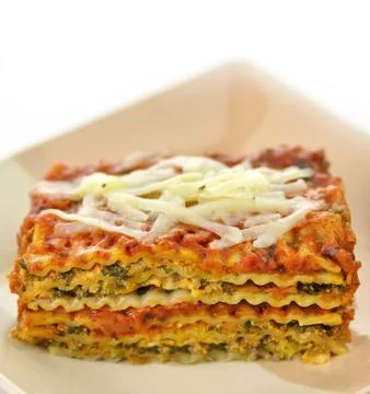 Lasagna with vegetables Stock Photos