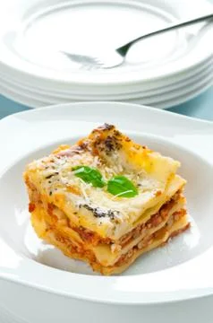 Lasagne Foto stock