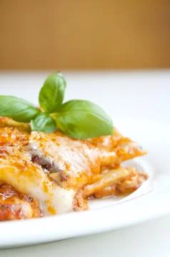 Lasagne Foto stock