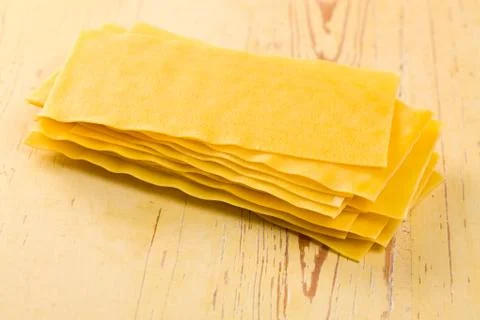 Lasagne sheets Stock Photos