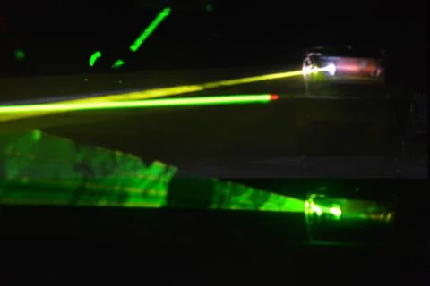 Lasar disco lights Stock Photos