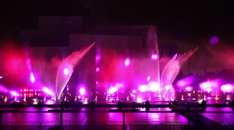 Laser and fire show Stock Footage 68451126