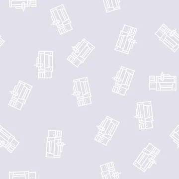 Laser apparatus line seamless pattern Illustrazione stock