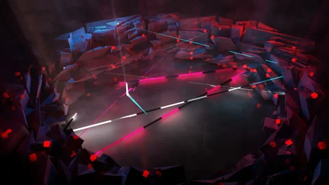 Laser arena Stock Footage 148508558