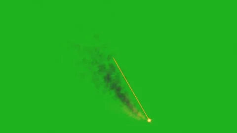 Laser beam cutting motion graphics with green screen background Stock Footage 169523191