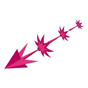 Laser beam icon isometric vector. Gun space toy Stock Illustration