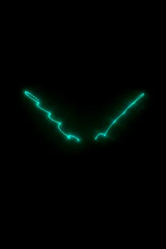 Laser beam light blue Stock Photos