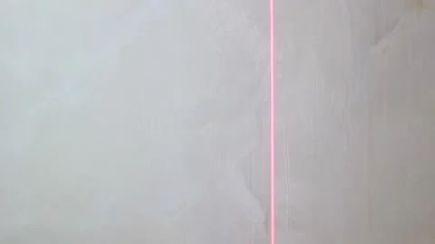 Laser beam measuring length, distance on the wall Vidéo 241225516