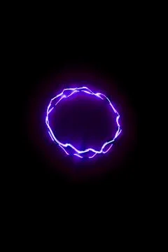 Laser beam purple Stock Illustration