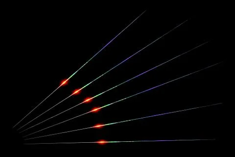 Laser beams Foto stock