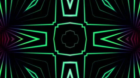 Laser Boulevard VJ Loop 09 Stock Footage 41596801
