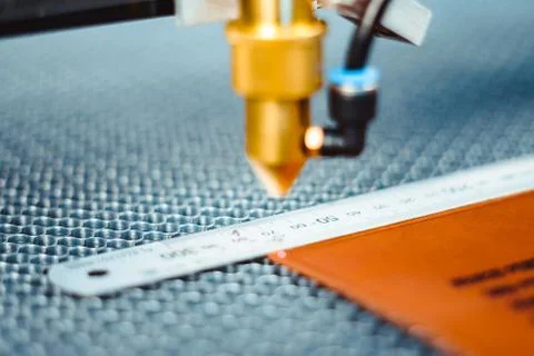 Laser CNC machine Stock Photos