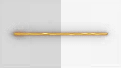 Laser current, energy, alpha channel (transparency), VFX element Stock Footage 203971139