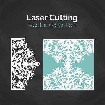 Laser Cut Card Stock Illustration