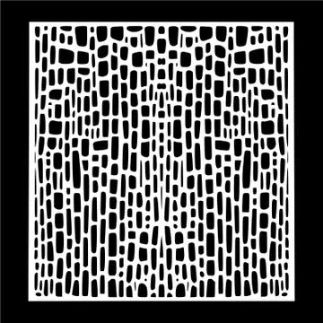 Laser cut cnc panel design for metal, wooden room divider. Stock Illustration