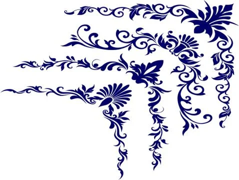 Laser cut cnc panel design for metal, wooden room divider. Stock Illustration