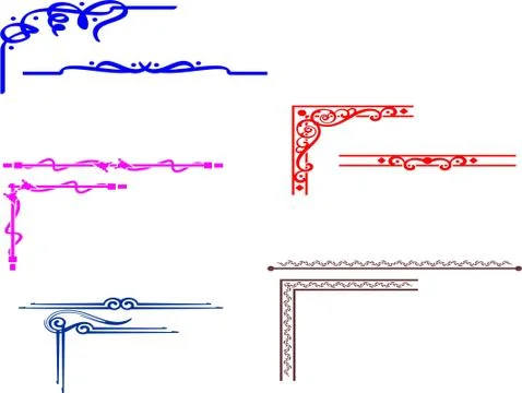 Laser cut cnc panel design for metal, wooden room divider. Stock Illustration