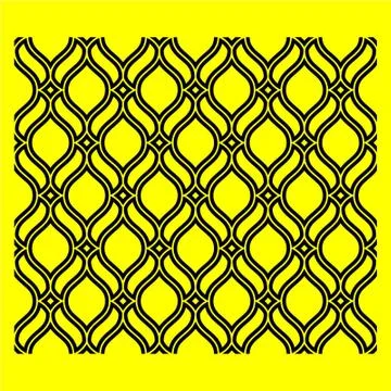 Laser cut cnc panel design for metal, wooden room divider. Stock Illustration