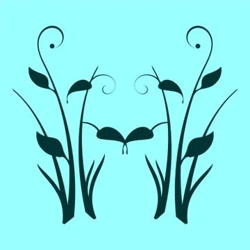 Laser cut cnc panel design for metal, wooden room divider. Stock Illustration