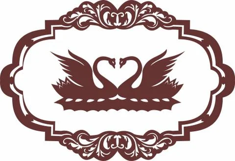 Laser cut cnc panel design for metal, wooden room divider. Stock Illustration